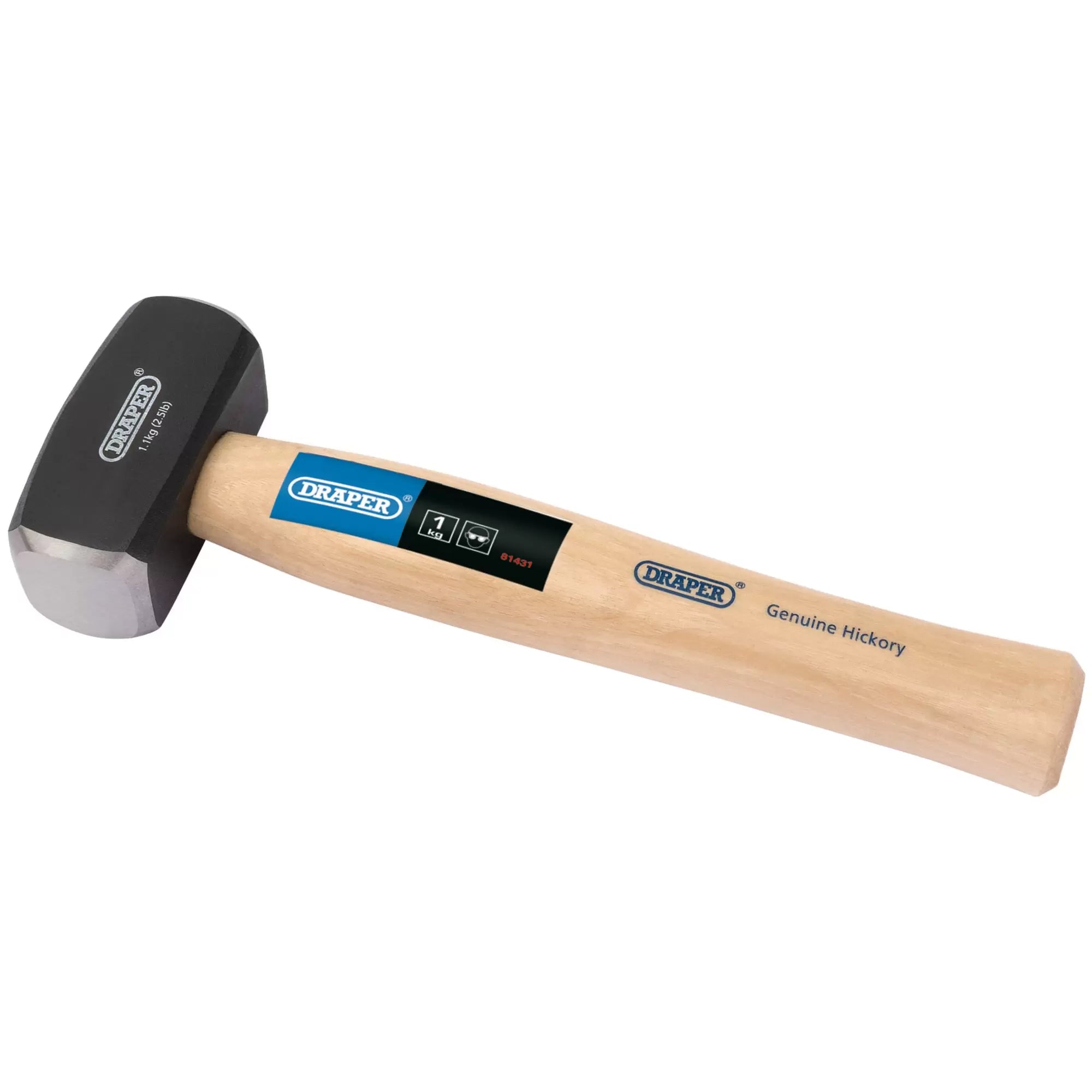 Draper Tools - 81431 - Hickory Shaft Club Hammer, 1kg/2.2lb