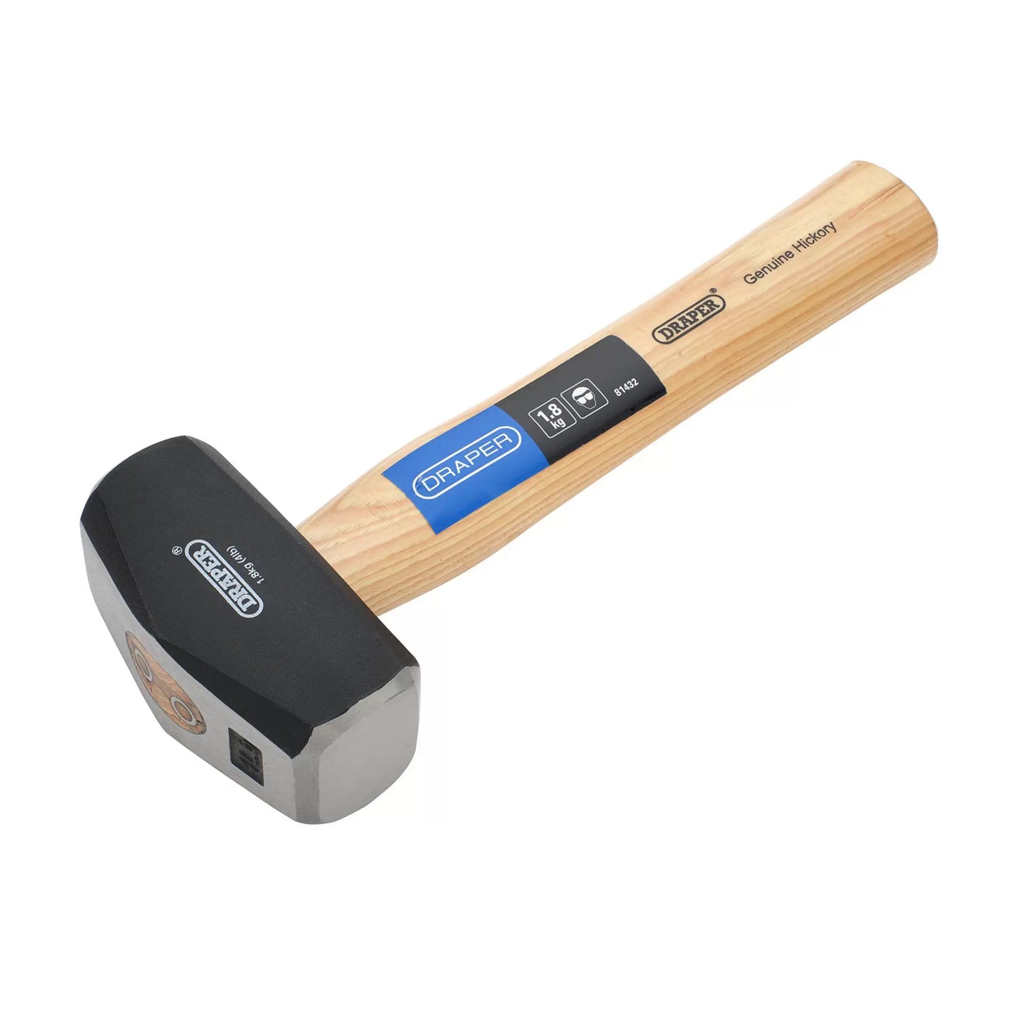 Draper Tools - 81432 - Hickory Shaft Club Hammer, 1.8kg/4lb