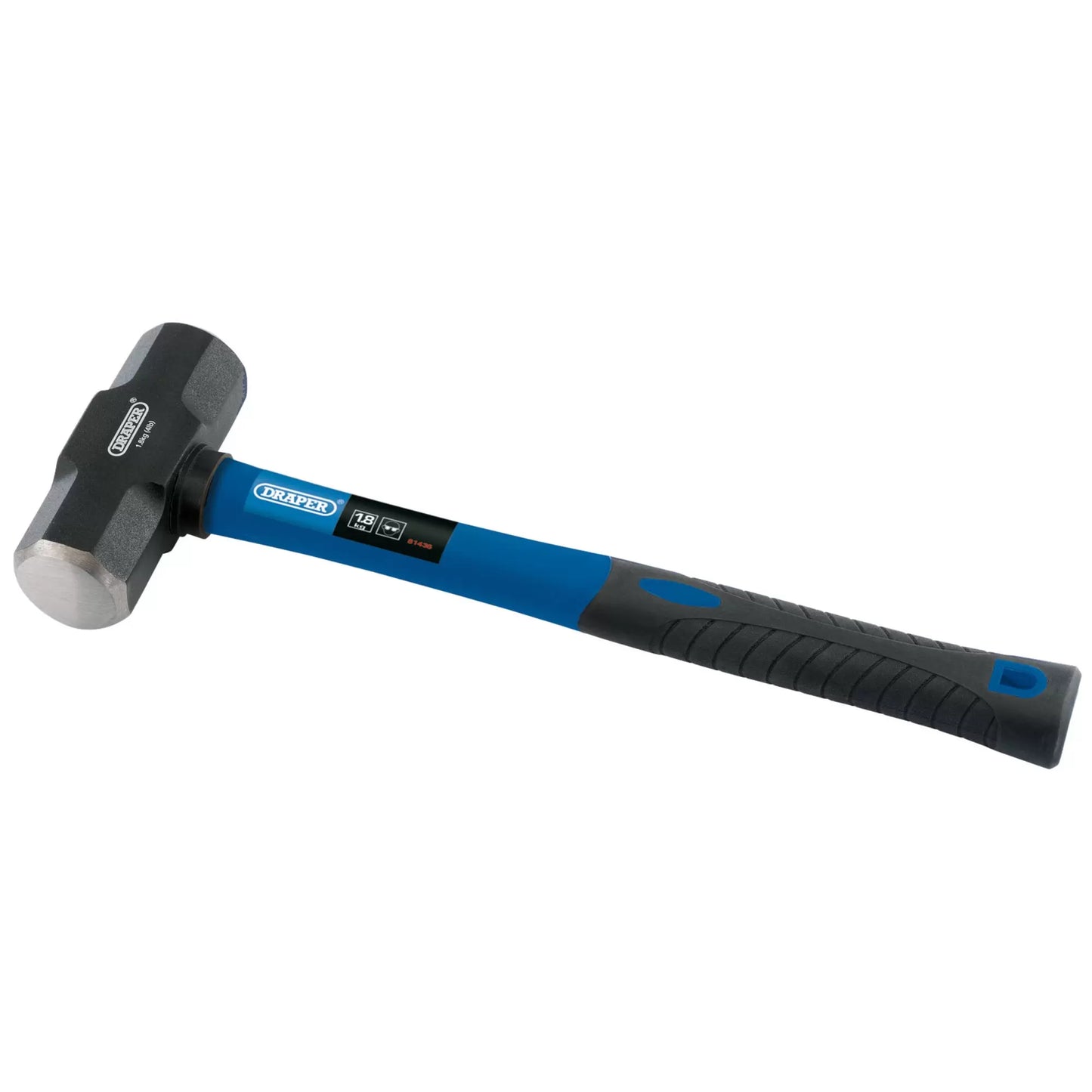 Draper Tools - 81436 - Short Handle Sledge Hammer with Fibreglass Shaft, 1.8kg/4lb