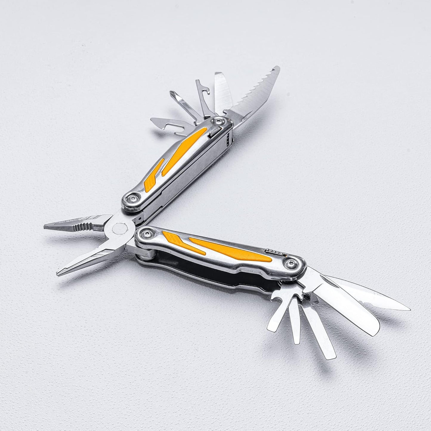 INGCO Foldable Multi-Function Tool – 15-in-1, Pliers-Based, with Sheath – HFMFT0115