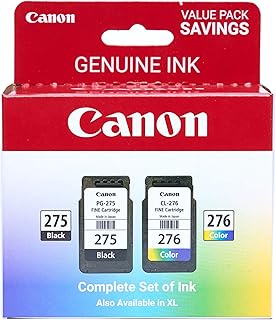 Canon PG-275 / CL-276 Genuine Ink Value Pack (2 Cartridges)