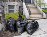 Heavy Duty Garbage Bags – 130 × 150 cm (Fits 100L) Black Trash Can Liners for Outdoor, Contractor, Lawn & Leaf