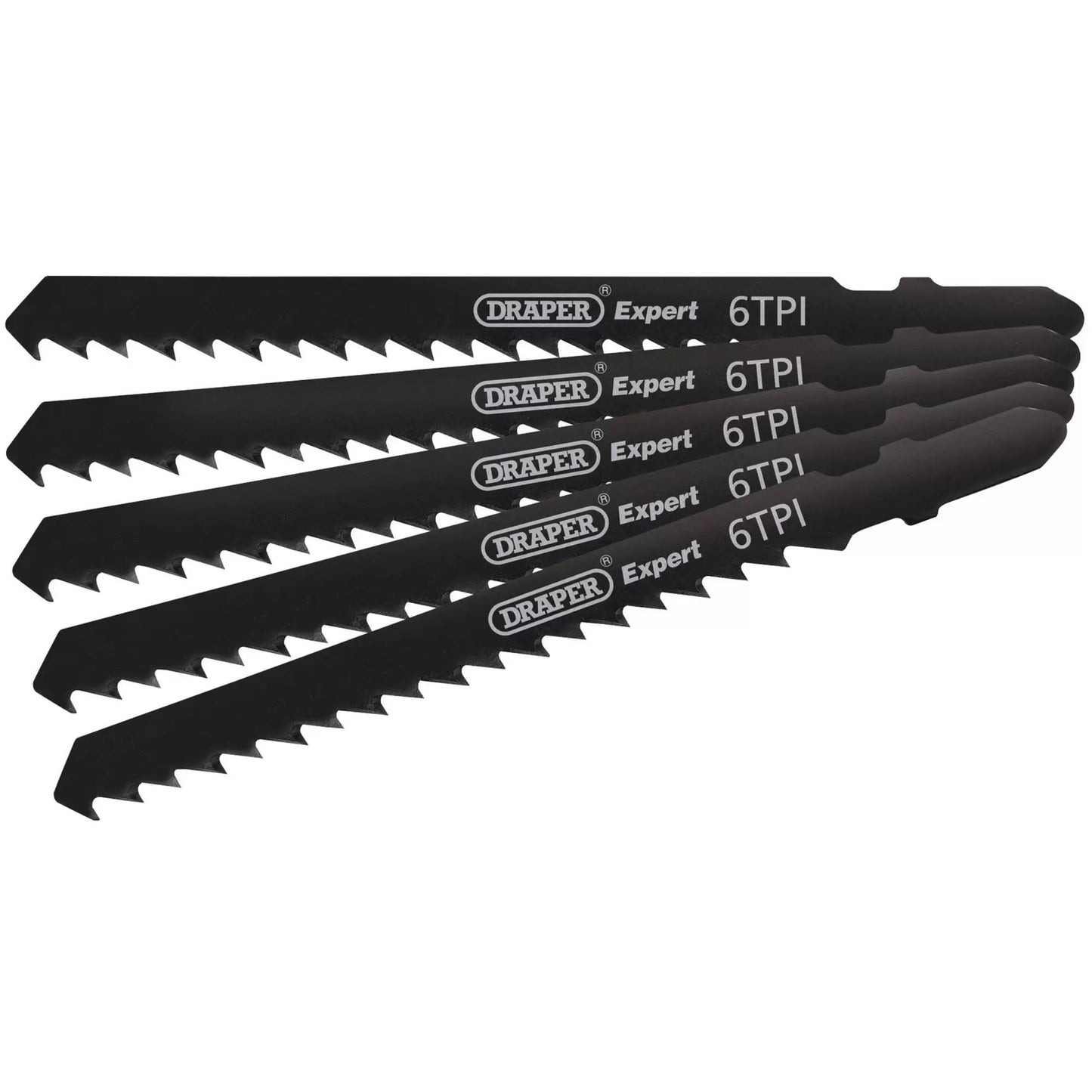 Draper Tools - 81725 - DT144D Jigsaw Blade Set, 100mm (5 Piece)