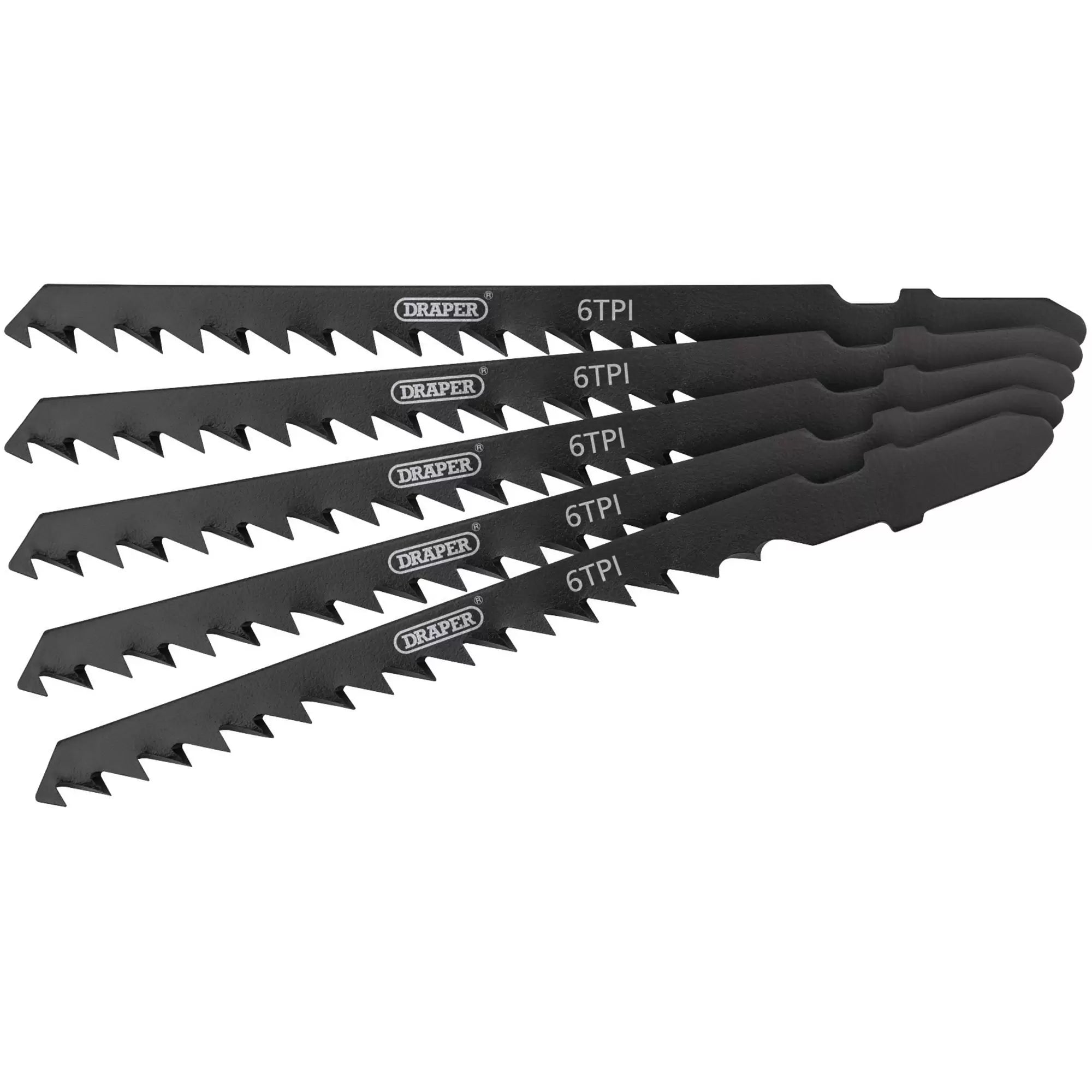 Draper Tools - 81727 - DT244D Jigsaw Blade Set, 100mm (5 Piece)