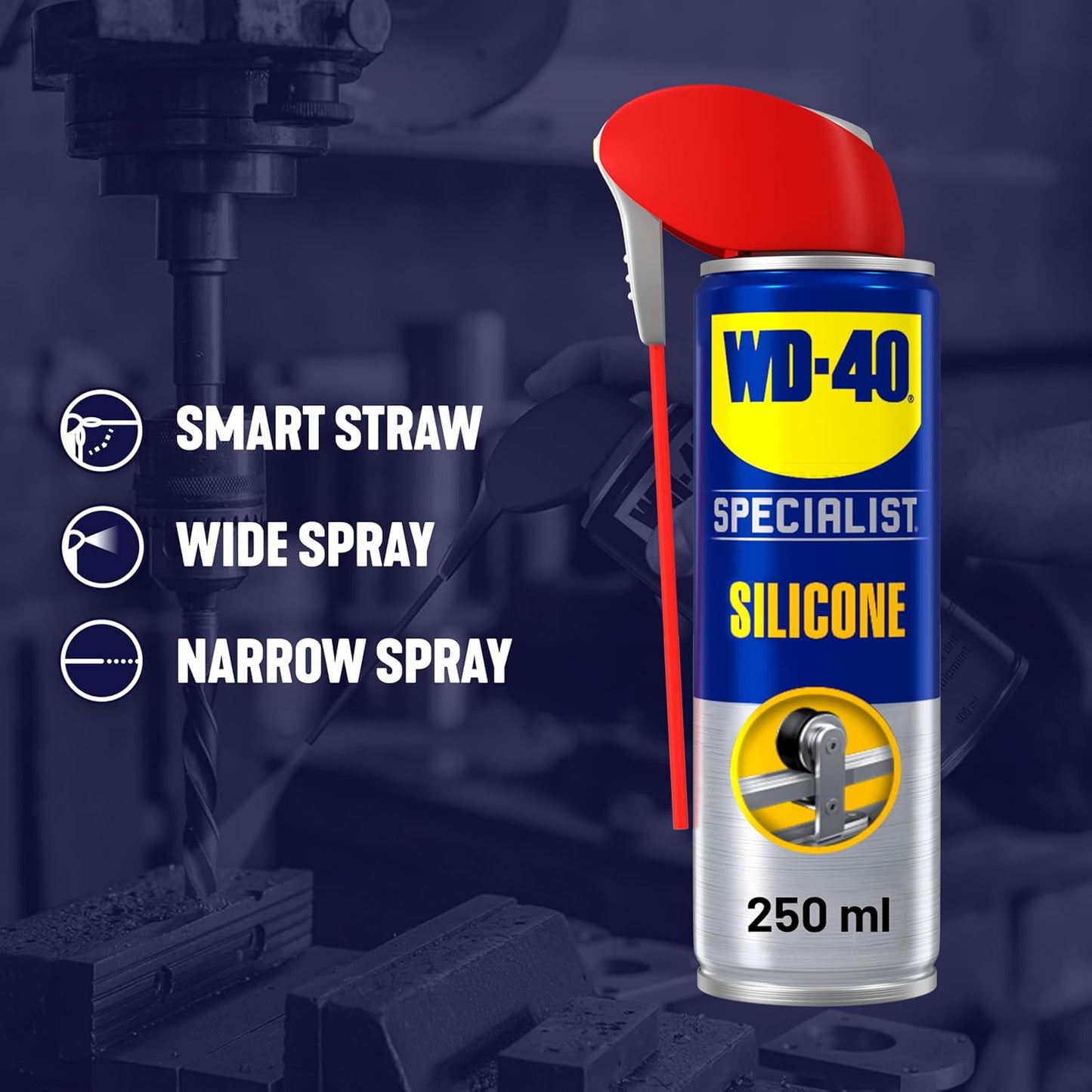 WD-40 High Performance Silicone Lubricant Spray – 250ml