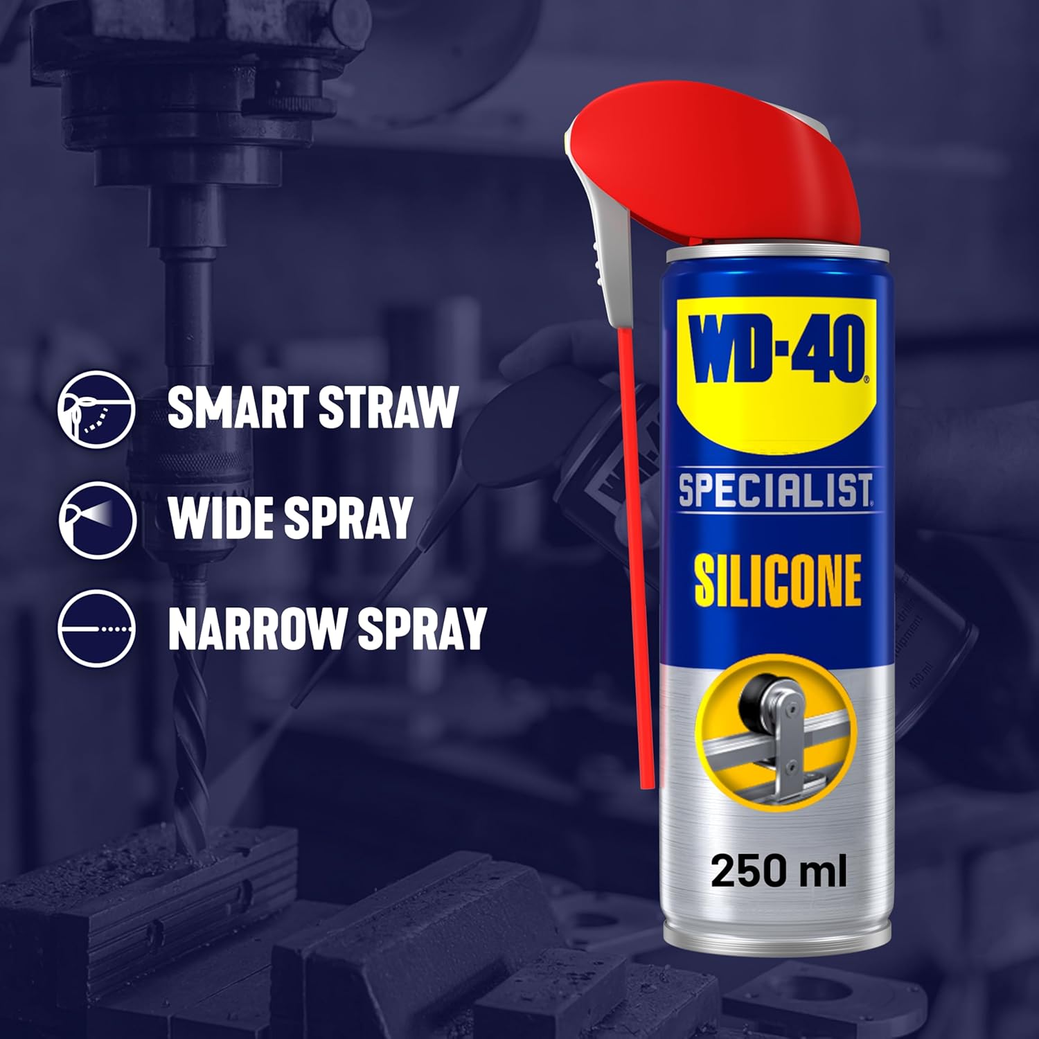 WD-40 High Performance Silicone Lubricant Spray – 250ml