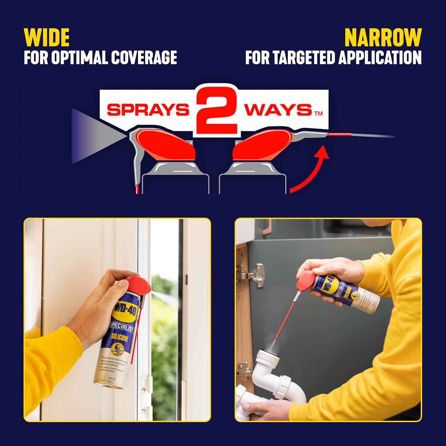 WD-40 High Performance Silicone Lubricant Spray – 250ml