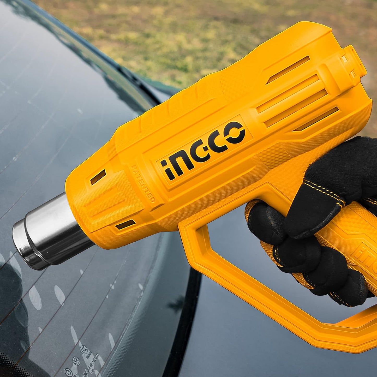 INGCO 2000W Heavy-Duty Heat Gun – Dual Temperature, with Nozzles – HG2000385
