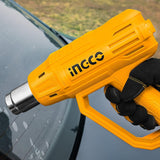 INGCO 2000W Heavy-Duty Heat Gun – Dual Temperature, with Nozzles – HG2000385