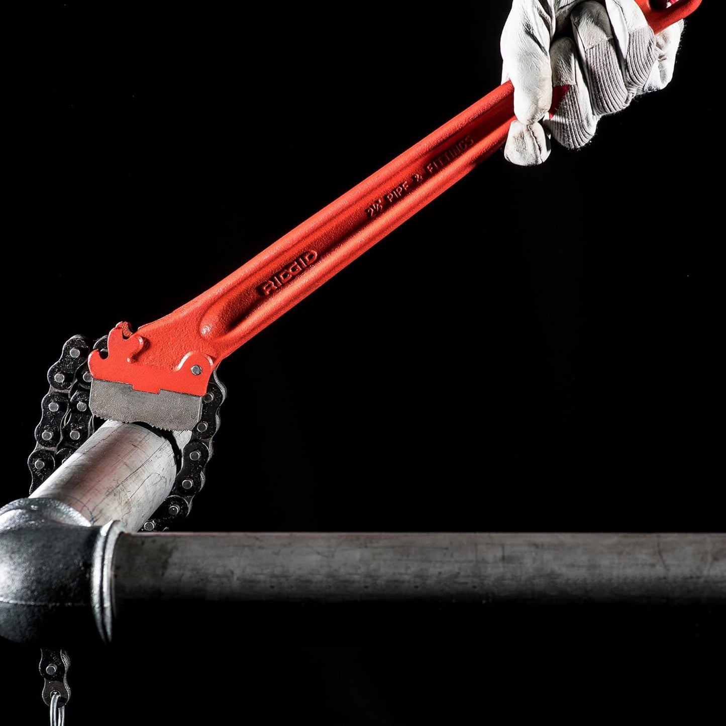 Ridgid Heavy Duty Chain Wrench – 2-1/2 Inches (Model 31320)