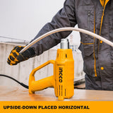 INGCO 2000W Heavy-Duty Heat Gun – Dual Temperature, with Nozzles – HG2000385
