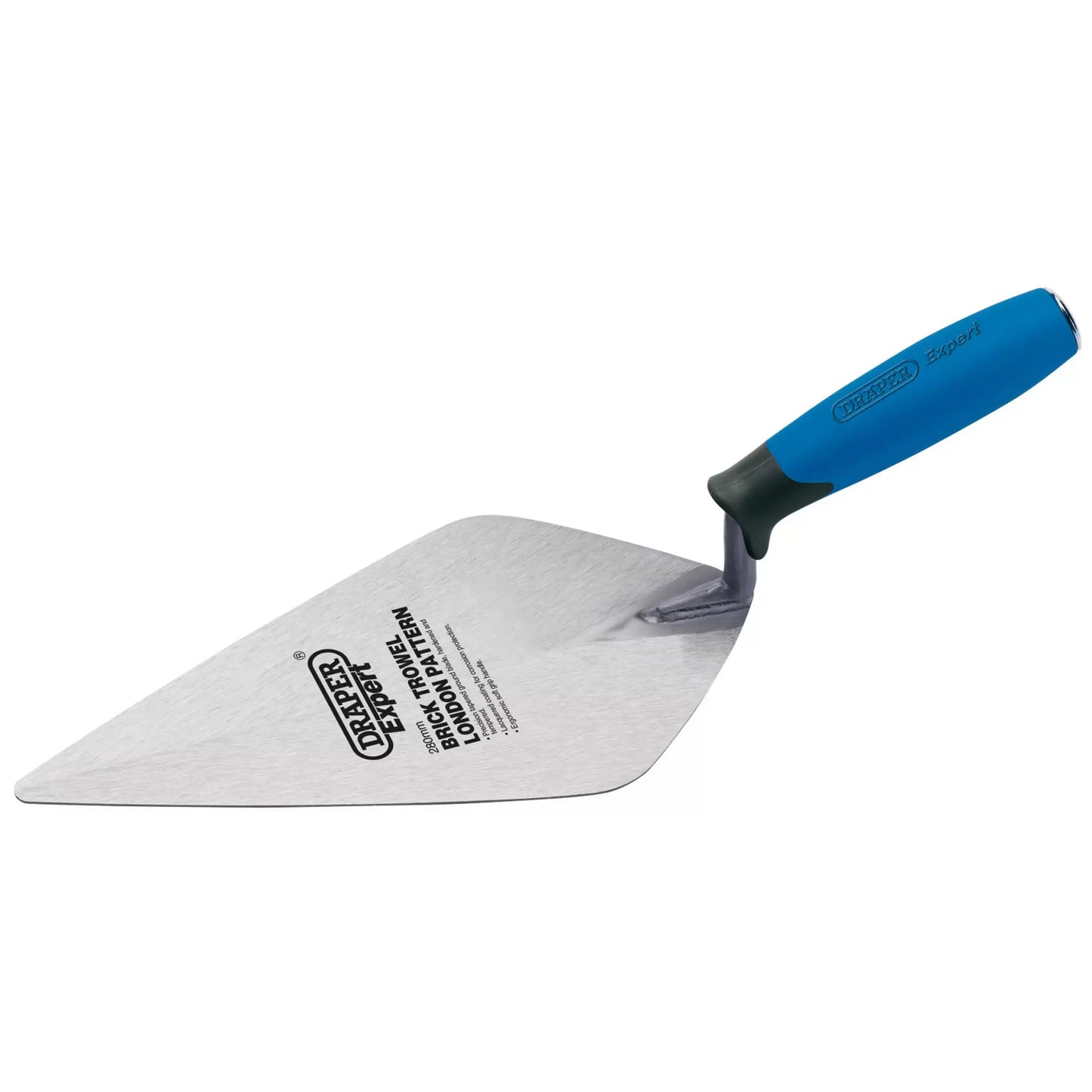 Draper Tools - 82148 - Draper Expert Soft Grip Stainless Steel London Pattern Brick Trowel, 275mm