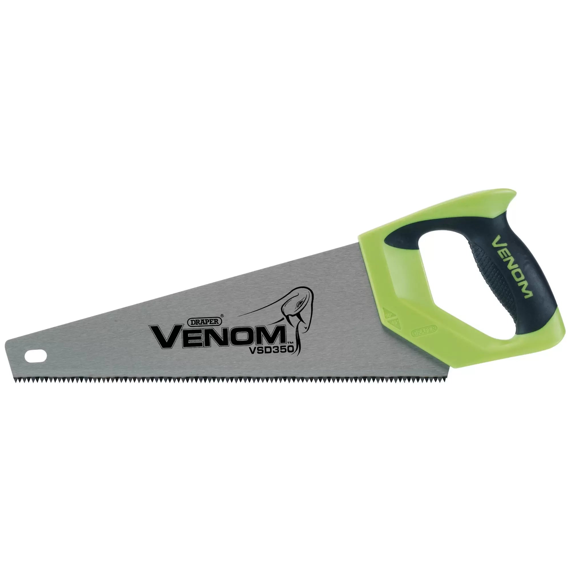 Draper Tools - 82198 - Draper Venom® First Fix Double Ground Tool Box Saw, 350mm, 7tpi/8ppi