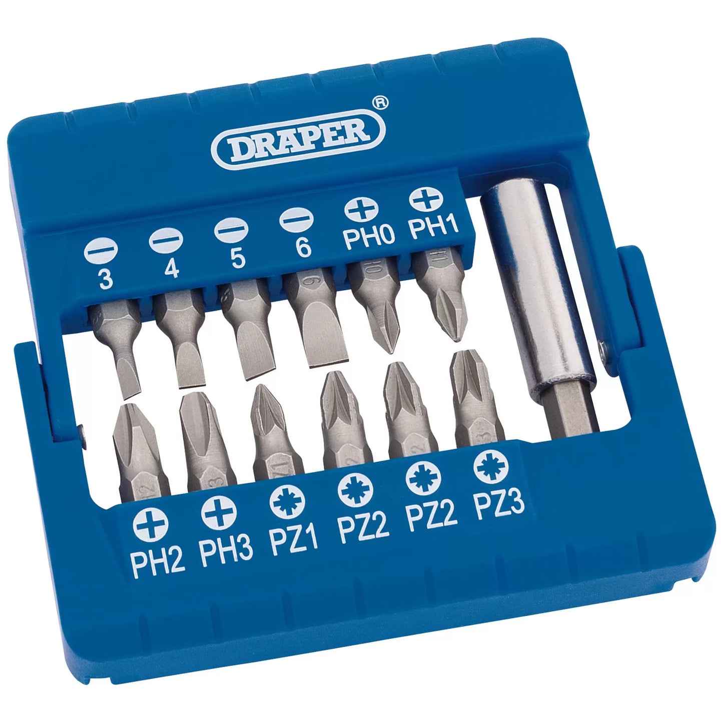 Draper Tools - 82392 - Screwdriver and Magnetic Bit Holder Set (13 Piece)
