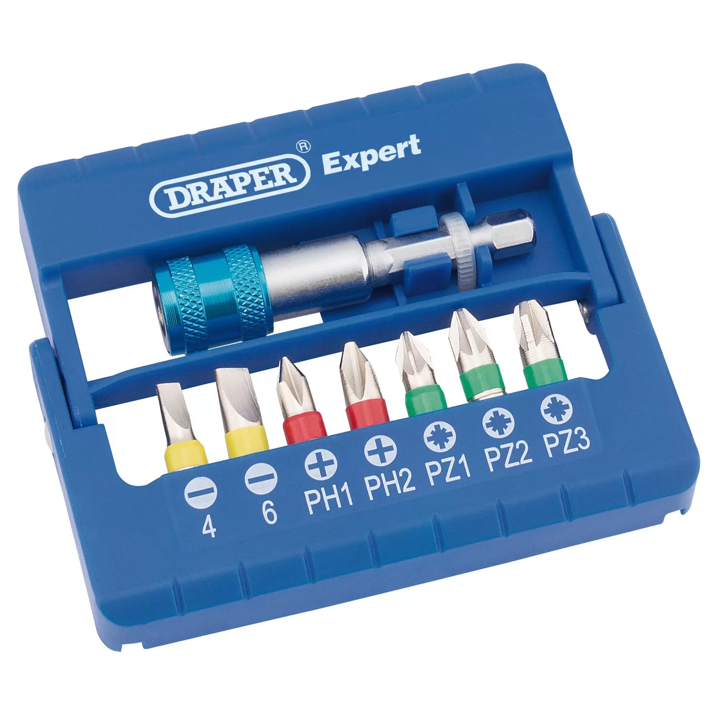Draper Tools - 82400 - Draper Expert Coloured Screwdriver Bit Set (8 Piece)