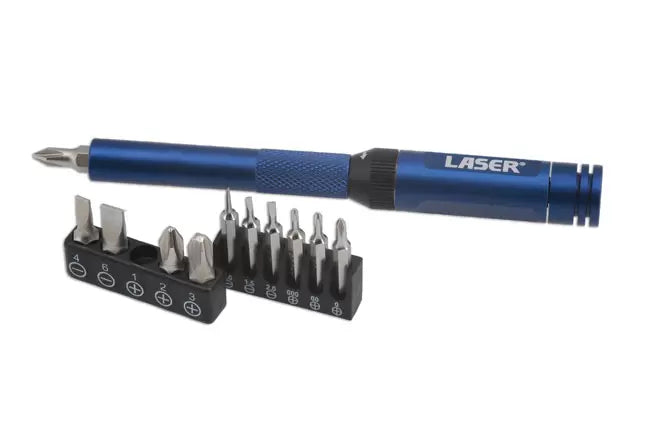 Laser - 8244 - Ratchet Screwdriver for Standard & Precision Bits