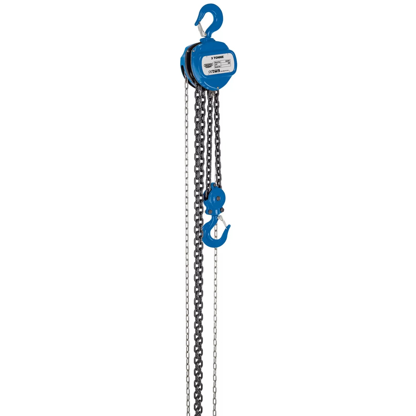 Draper Tools - 82461 - Draper Expert Chain Hoist/Chain Block, 3 Tonne