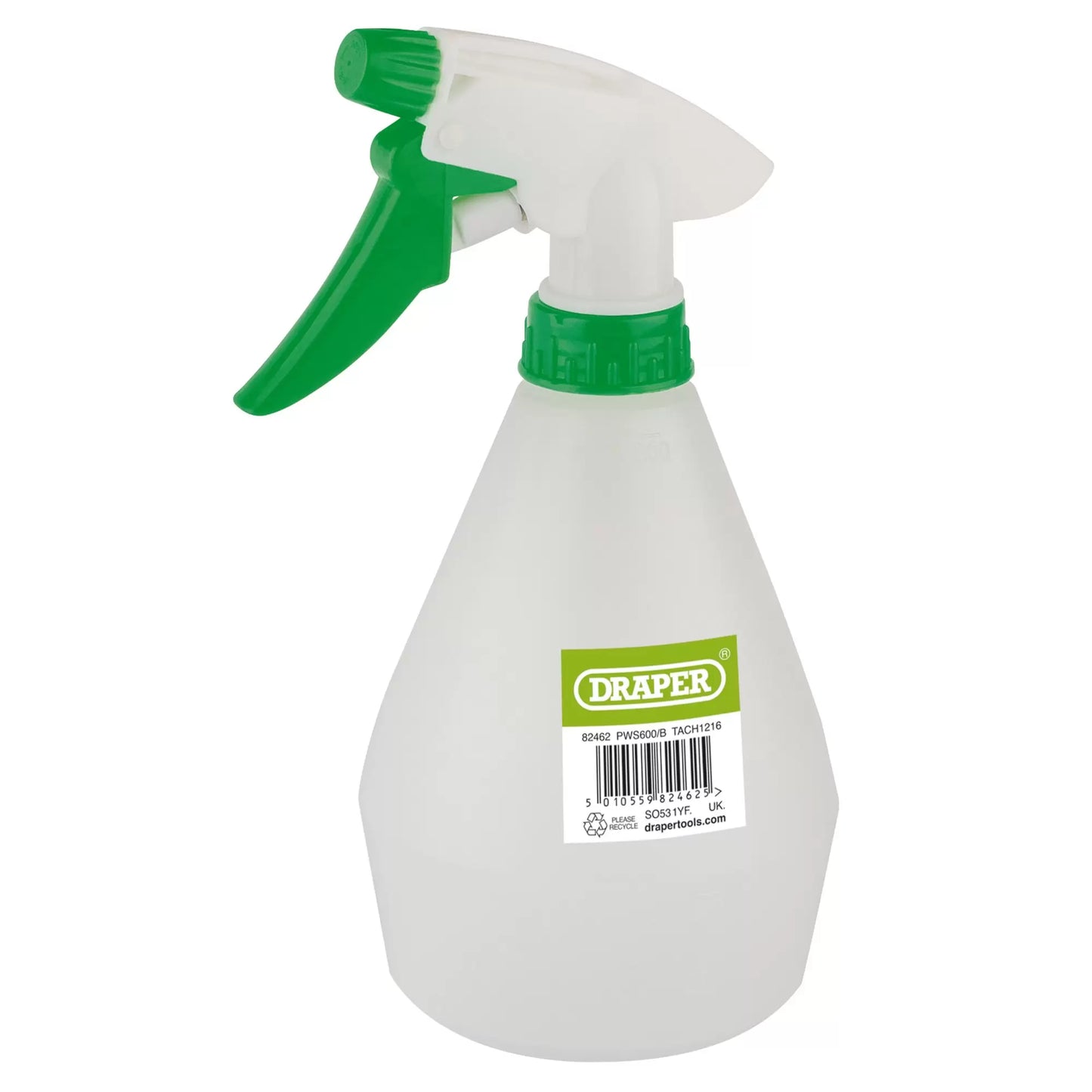 Draper Tools - 82462 - Plastic Spray Bottle, 500ml