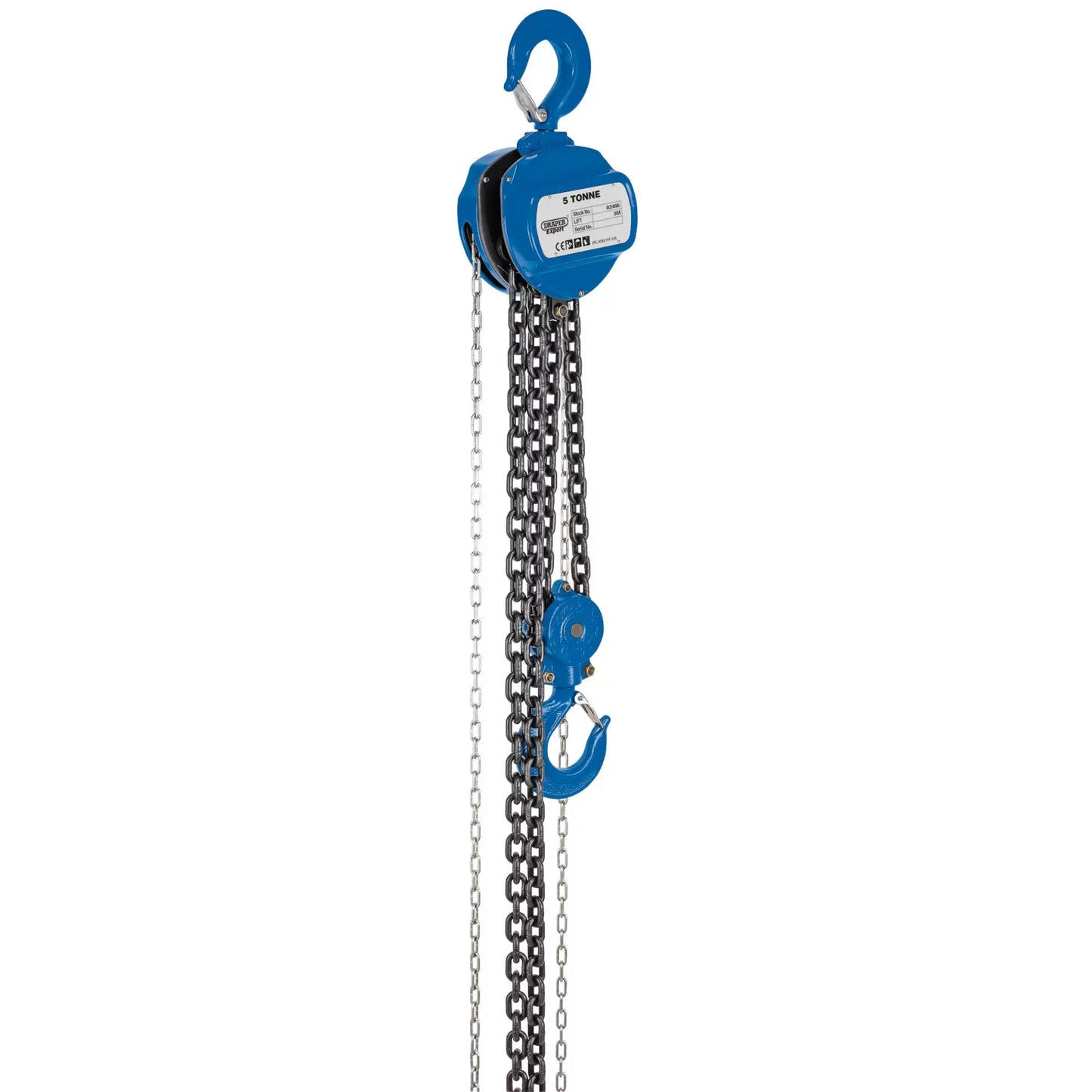 Draper Tools - 82466 - Draper Expert Chain Hoist/Chain Block, 5 Tonne