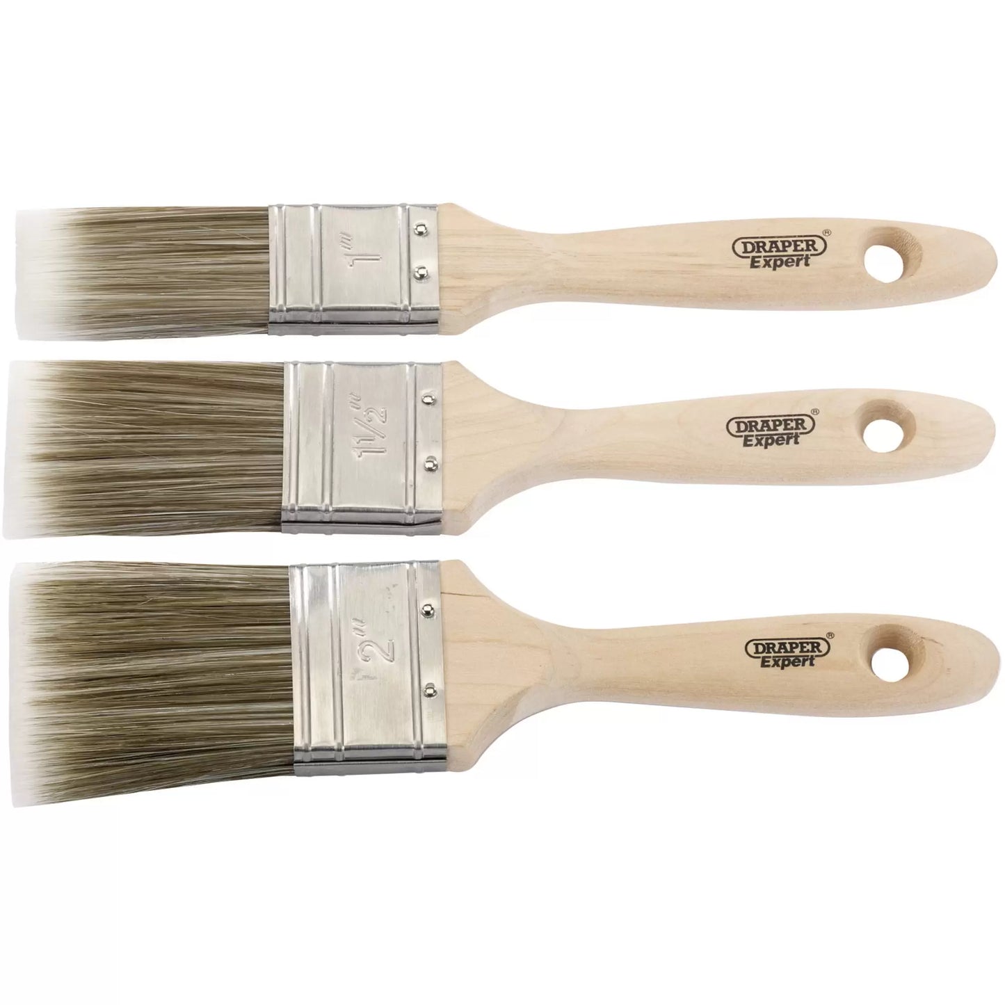 Draper Tools - 82509 - 'EXPERT' PAINT BRUSH 3PC SET