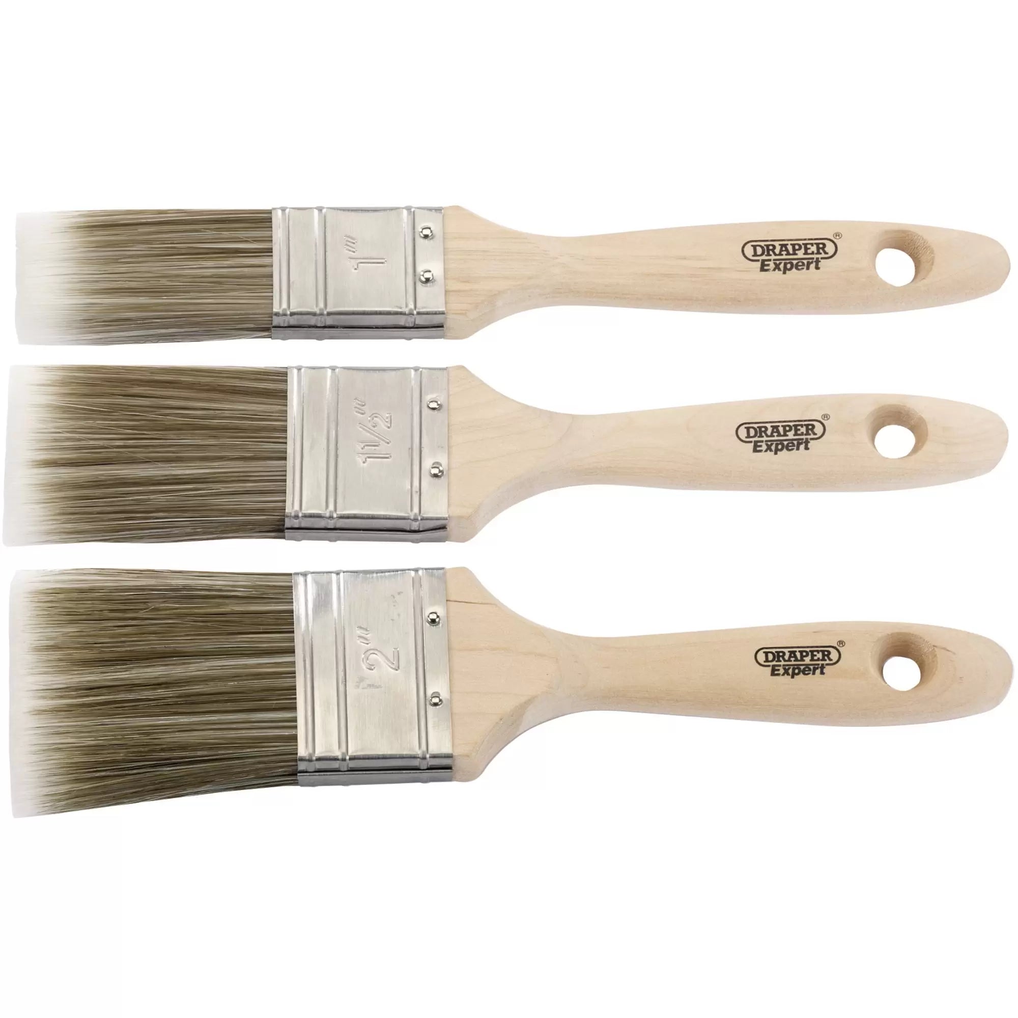 Draper Tools - 82509 - 'EXPERT' PAINT BRUSH 3PC SET