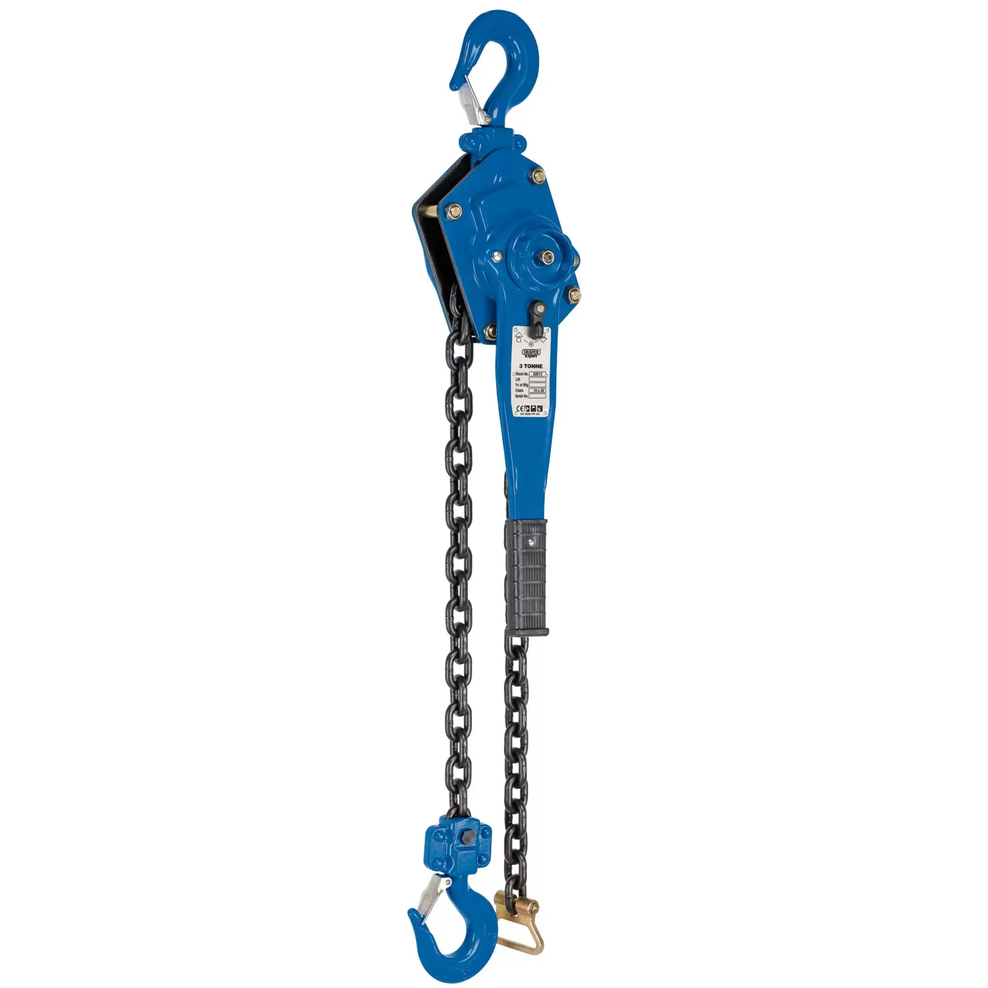 Draper Tools - 82613 - Draper Expert Chain Lever Hoist, 3 Tonne