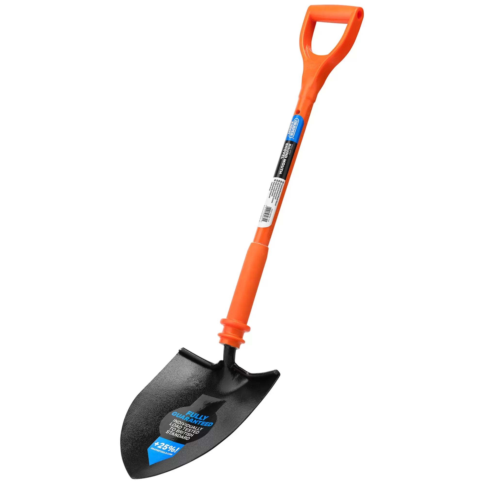 Draper Tools - 82639 - Draper Expert Fully Insulated Contractors Round Mouth Shovel