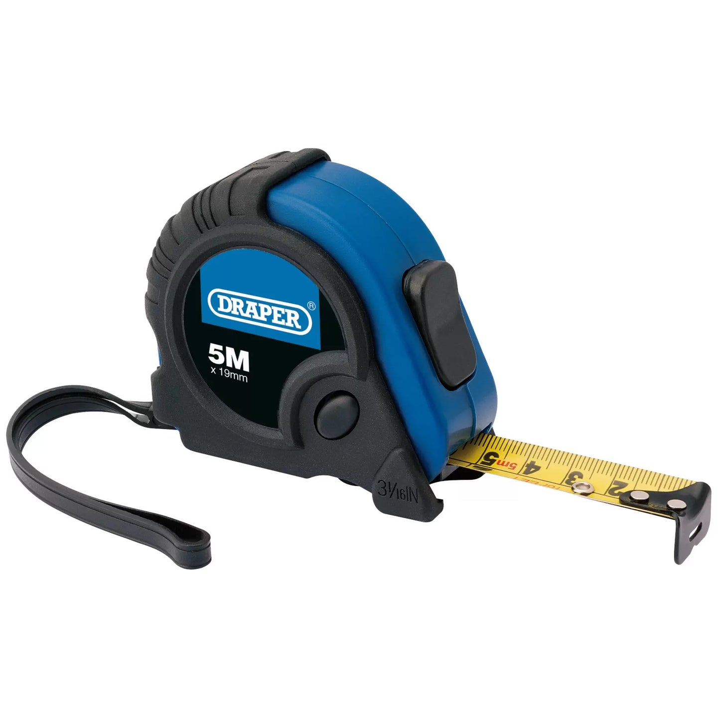 Draper Tools - 82818 - Soft Grip Measuring Tape, 5m/16ft x 19mm