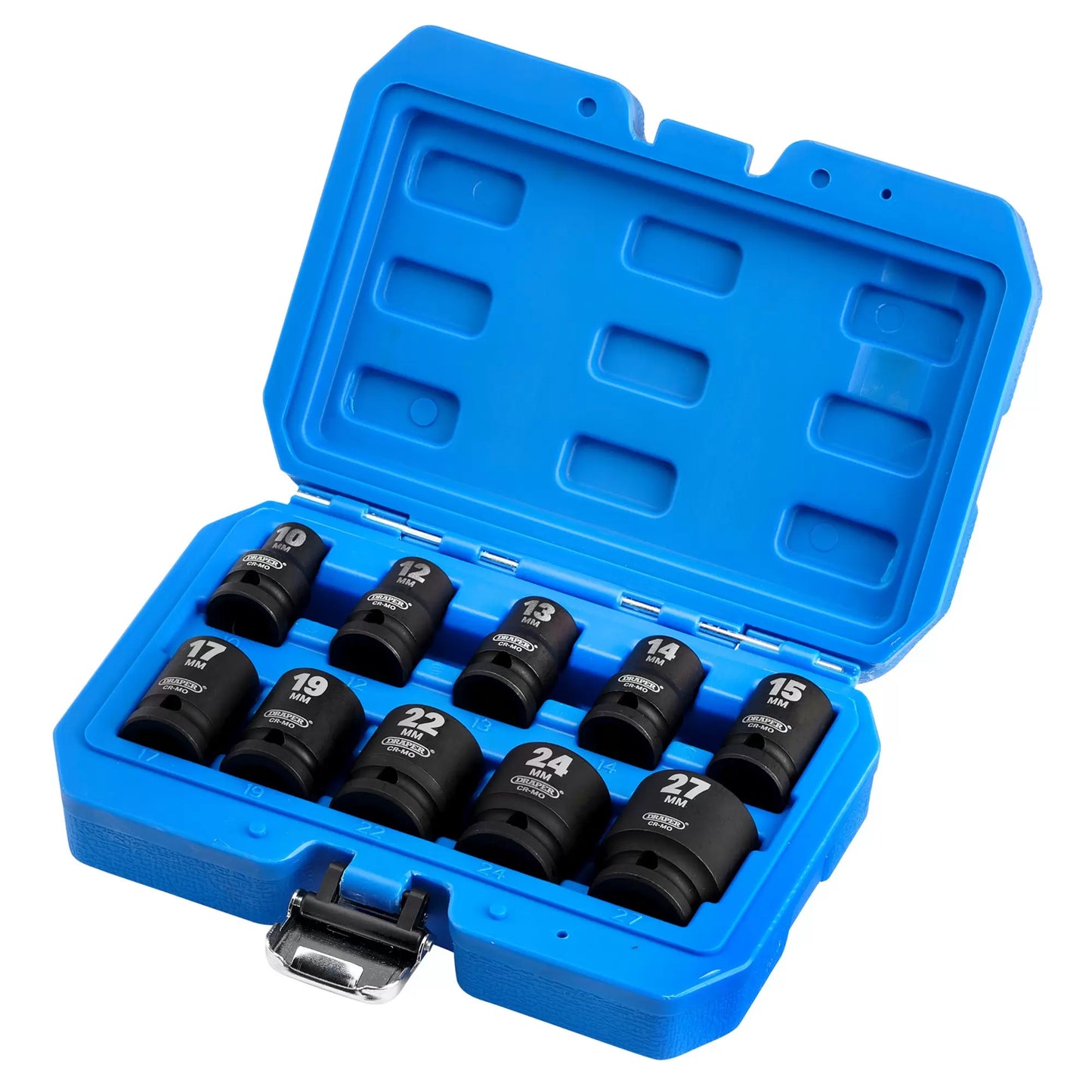 Draper Tools - 83092 - Draper HI-TORQ® Metric Impact Socket Set, 1/2" Sq. Dr. (10 Piece)