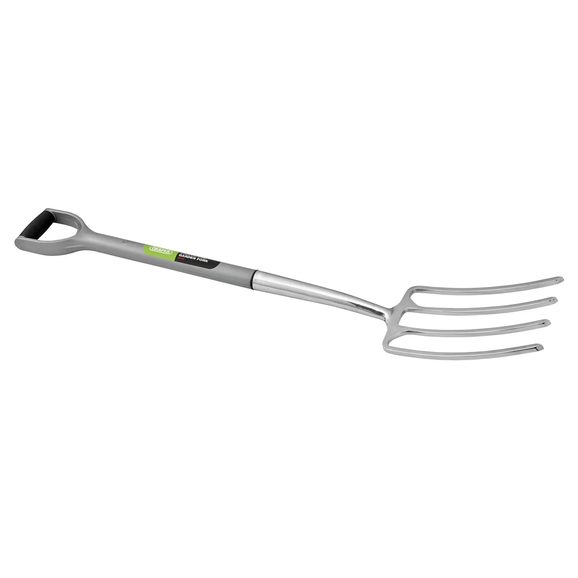 Draper Tools - 83755 - Stainless Steel Garden Fork with Soft Grip Handle