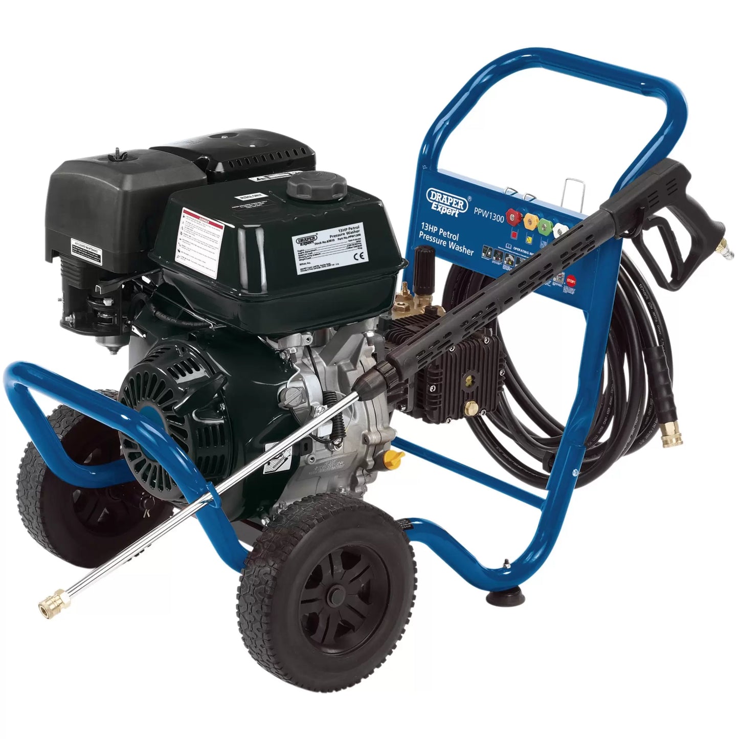 Draper Tools - 83819 - Draper Expert Petrol Pressure Washer, 13Hp