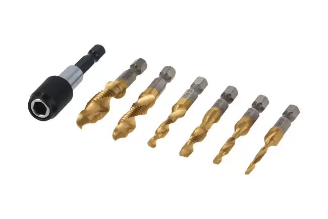 Laser - 8405 - Combination Drill & Tap Bit Set 7pc