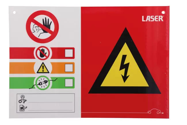 Laser - 8462 - Hybrid/EV Warning Signs 3pc