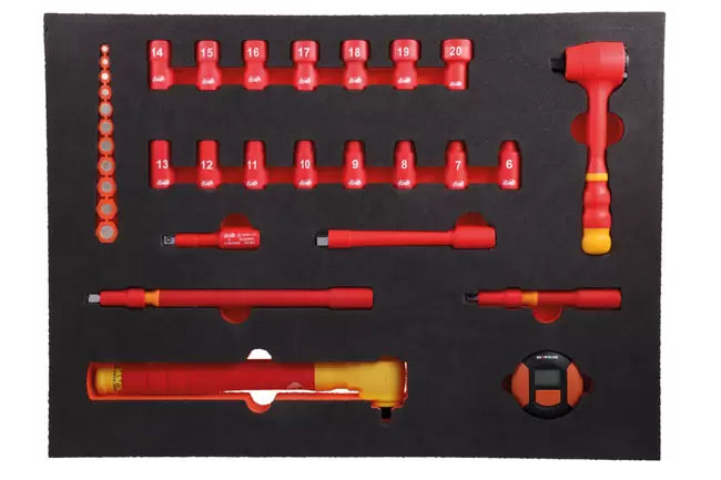 Laser - 8484 - Insulated Socket Set in Foam Inlay
