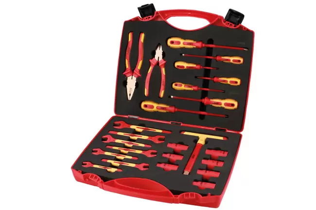 Laser - 8509 - Spark Resistant Fully Insulated Tool Kit 24pc