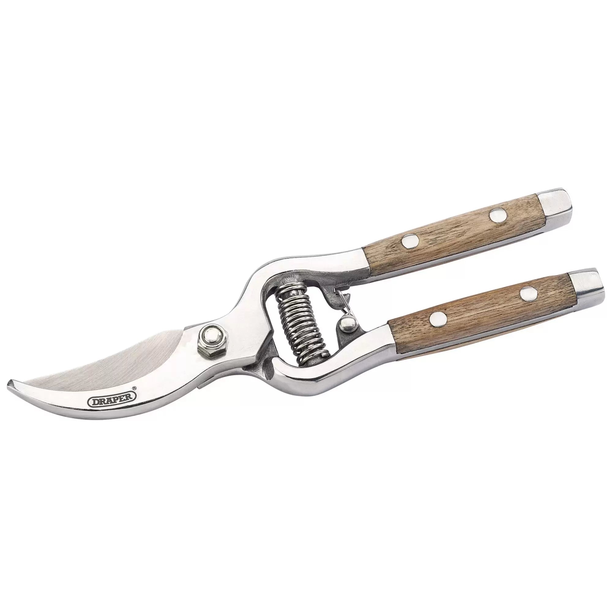 Draper Tools - 85188 - Bypass Secateurs with Ash Handles, 210mm