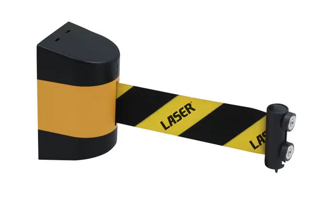 Laser - 8528 - Wall Mounted Magnetic Retractable Barrier 3m x 48mm