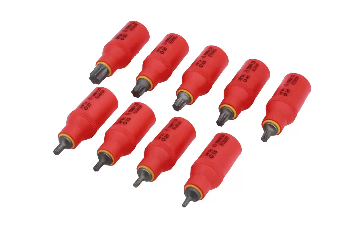 Laser - 8545 - Insulated Star Bit Socket Set 3/8"D 9pc