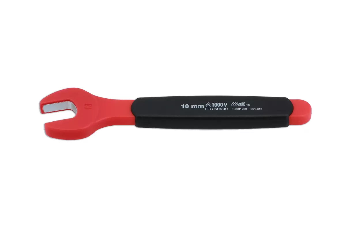 Laser - 8551 - Insulated Open Ended Spanner 18mm
