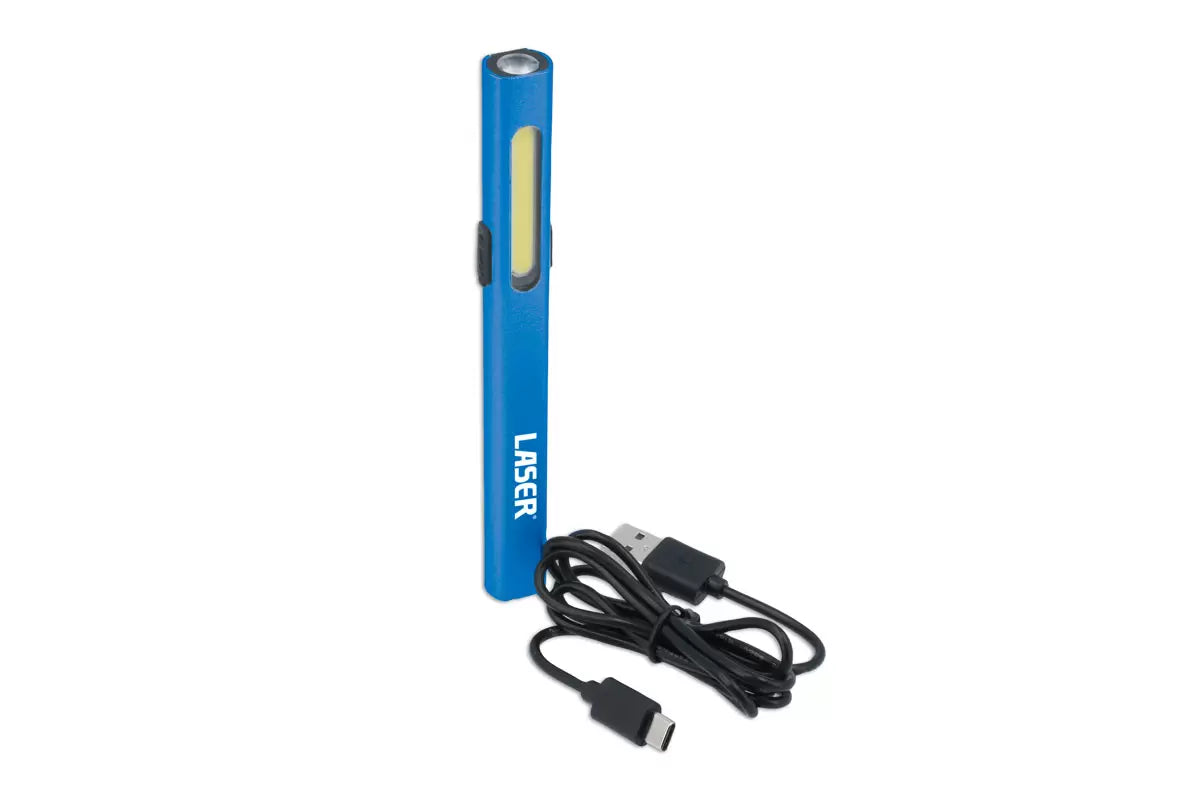 Laser - 8597 - Aluminium Rechargeable Penlight