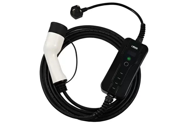 Laser - 8628 - EV Charging Cable - Type 2 Female to UK 3 Pin Plug 13A Single Phase