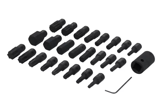 Laser - 8647 - Interchangeable Impact Bit Set 1/2"D 25pc