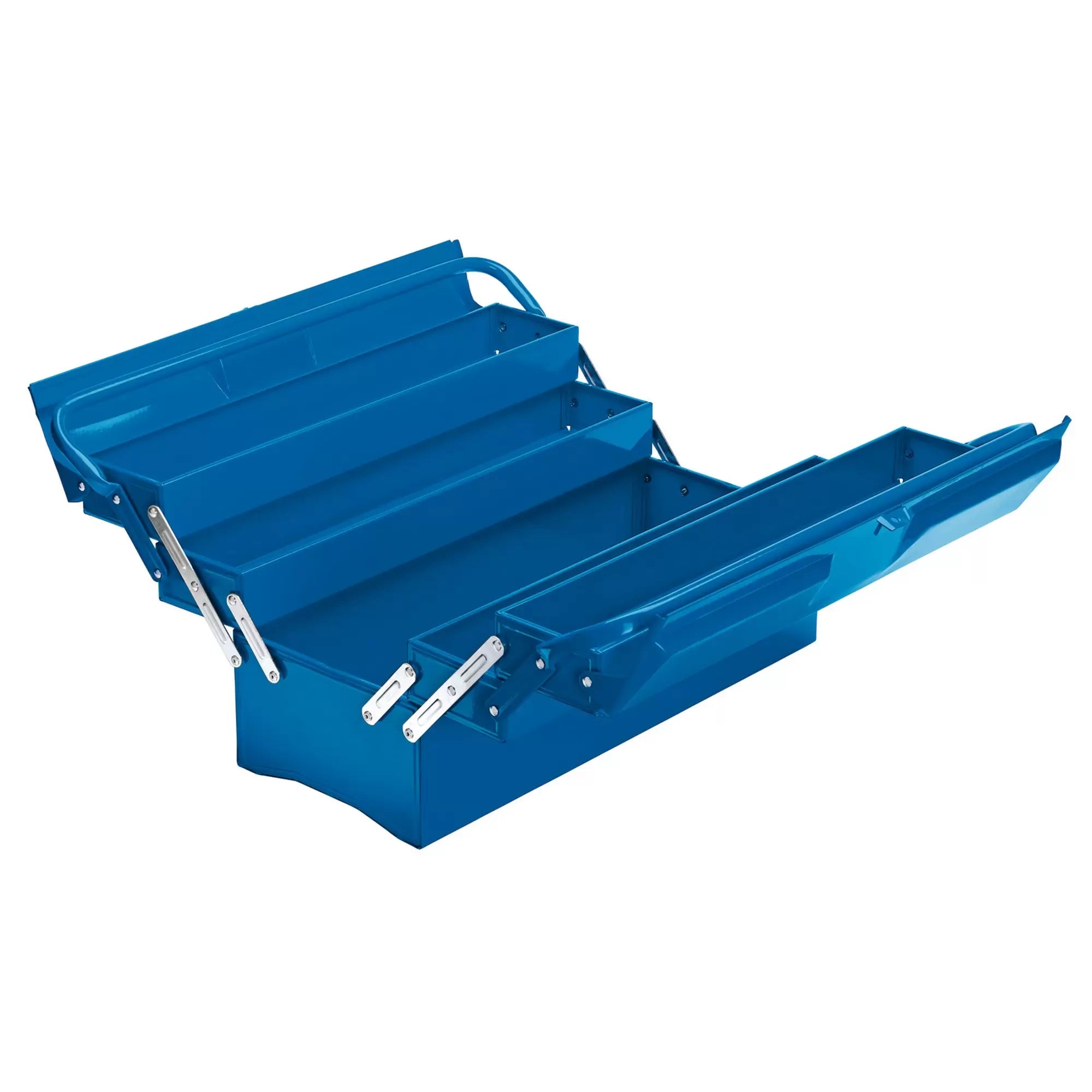 Draper Tools - 86671 - Extra-Long Four Tray Cantilever Tool Box, 495mm, Blue