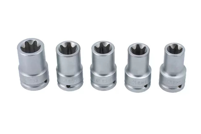 Laser - 8705 - Impact Star Socket Set 3/4"D 5pc