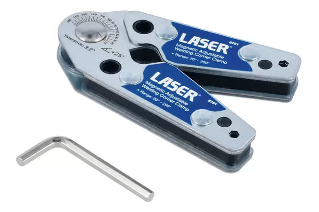 Laser - 8751 - Magnetic Adjustable Welding Corner Clamp