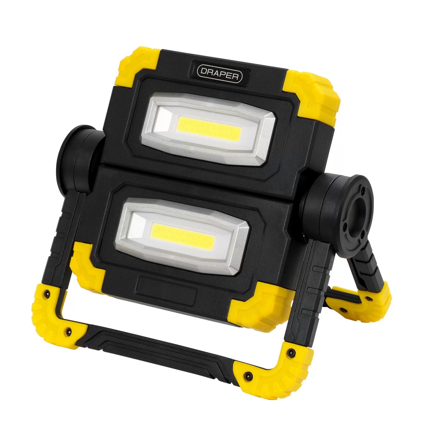Draper Tools - 87696 - Twin COB LED Rechargeable Work Light, 10W, 850 Lumens, Micro USB Cable Supplied
