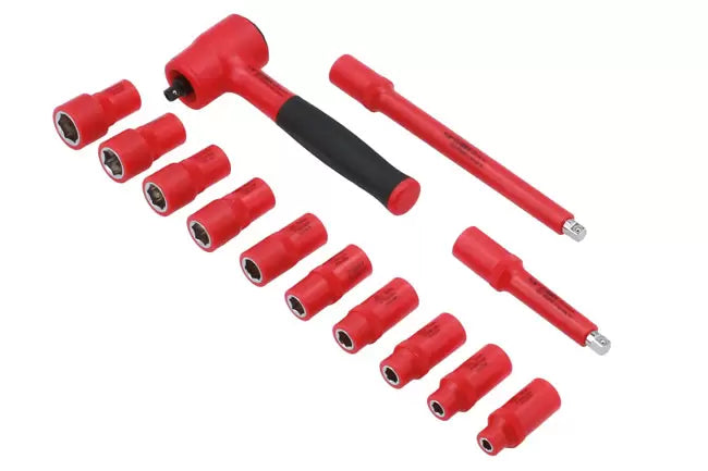 Laser - 8799 - Insulated Socket Set 1/4"D 13pc