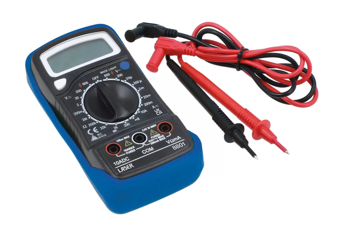 Laser - 8801 - Digital Multimeter CAT III - 600V