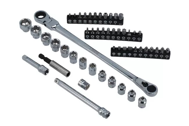 Laser - 8802 - Low Profile Bit & Socket Set 52pc