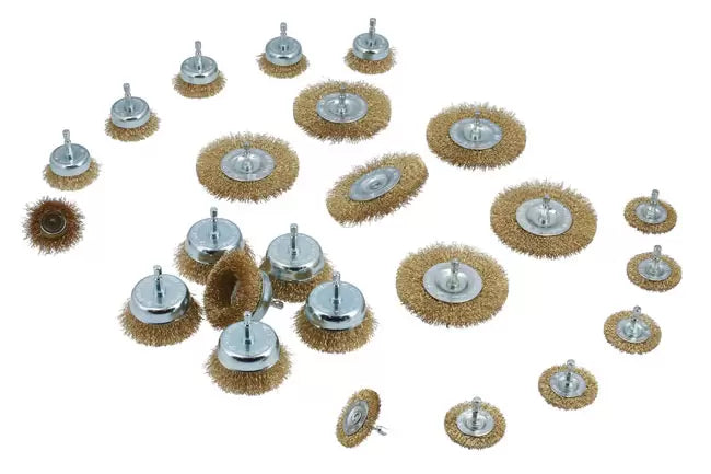 Laser - 8862 - Wire Brush Assortment 24pc